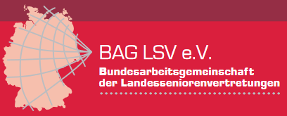 Logo vom BAG LSV e.V. - Bundesarbeitsgemeinschaft der Landesseniorenvertretungen